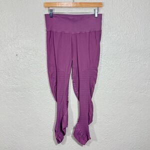 Phat Buddha‎ Leggings M/L Seamless Ruched Scrunch Compression Baddie Gym Y2K Run